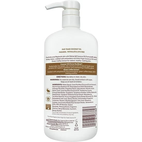 Loción Corporal de Aceite de Coco con Vitamina E Palmers (1 litro)
