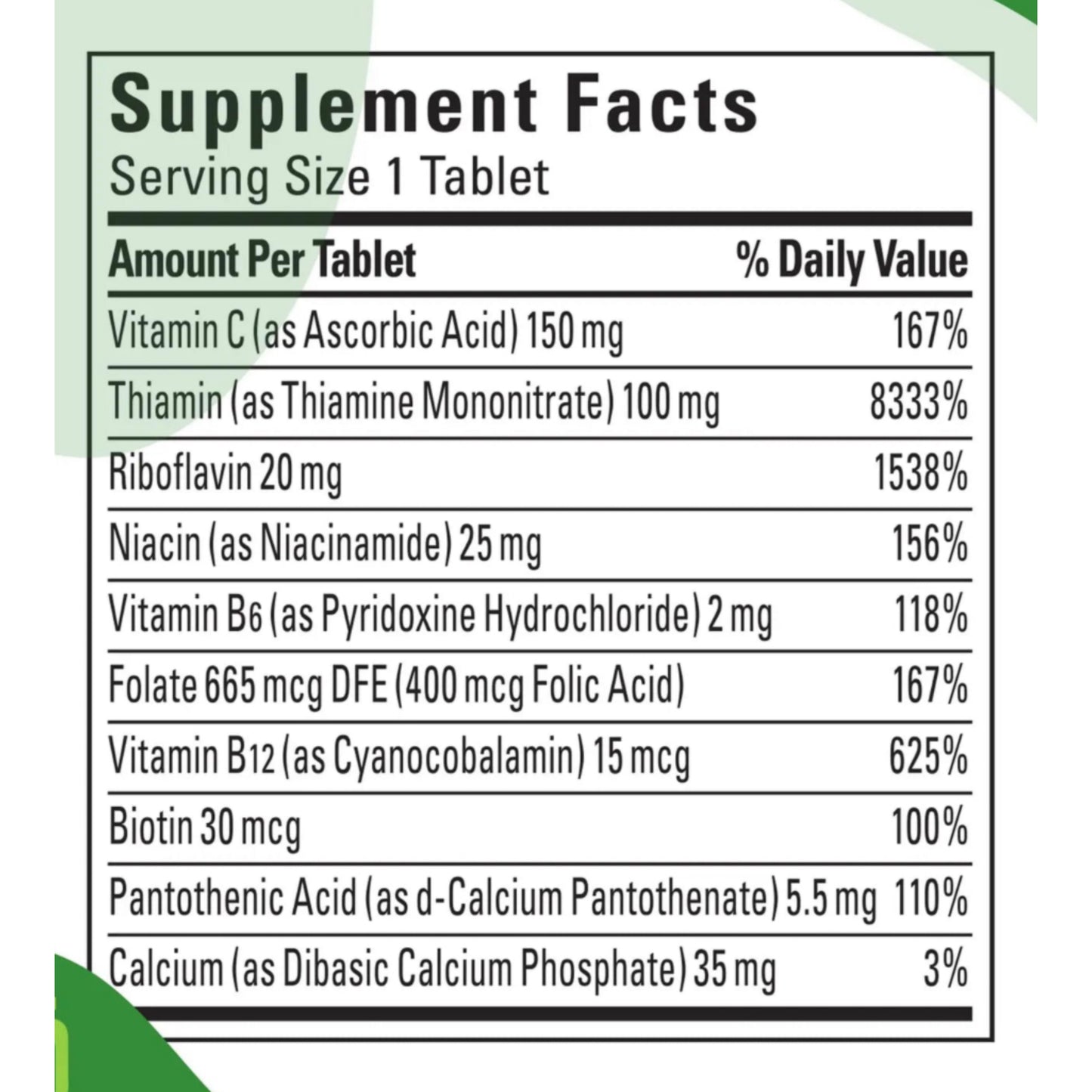 Súper Complejo B Nature Made (460 tabletas)