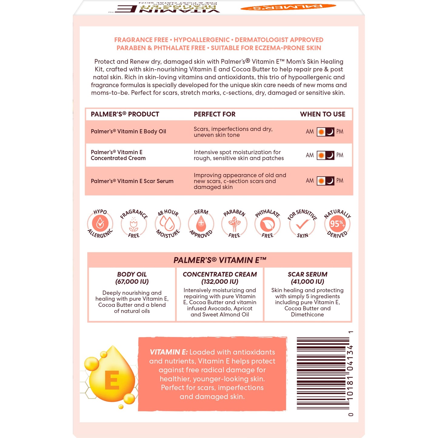 Kit Corporal Hidratante Vitamina E Palmers