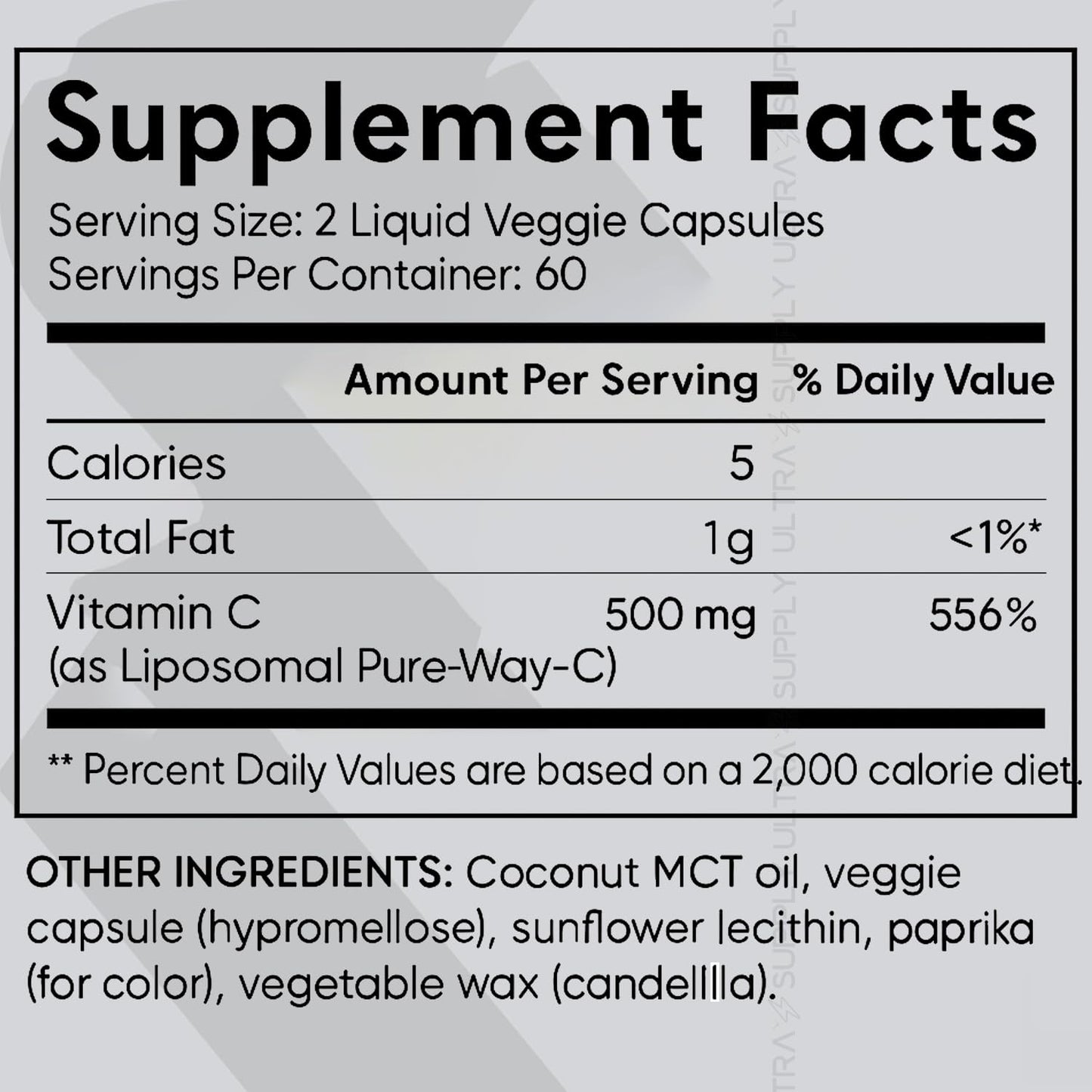 Vitamina C Liposomal Sports Research 500mg (120 cápsulas)