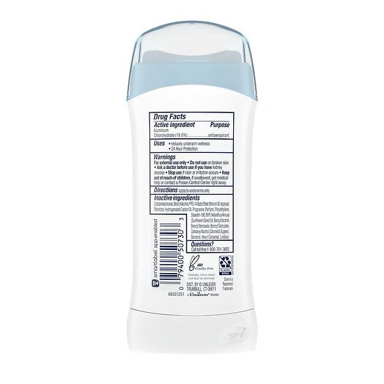 Desodorante Dove Original Clean (74 g)