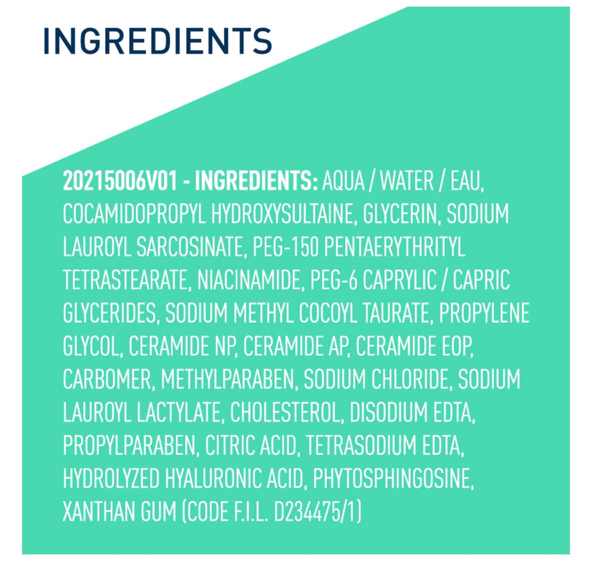 Limpiador Facial CeraVe para pieles normales a grasas (473 ml)