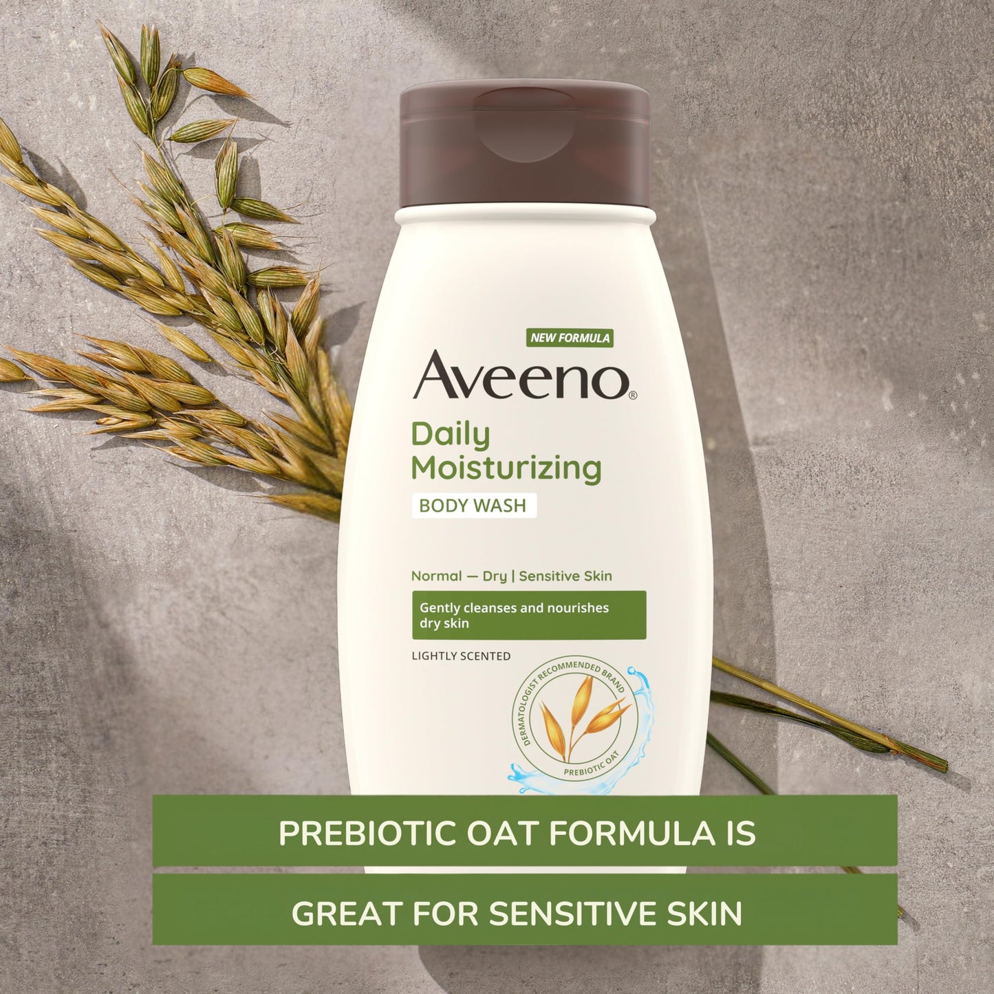 Jabón Corporal Hidratante para piel sensible Aveeno (532ml)