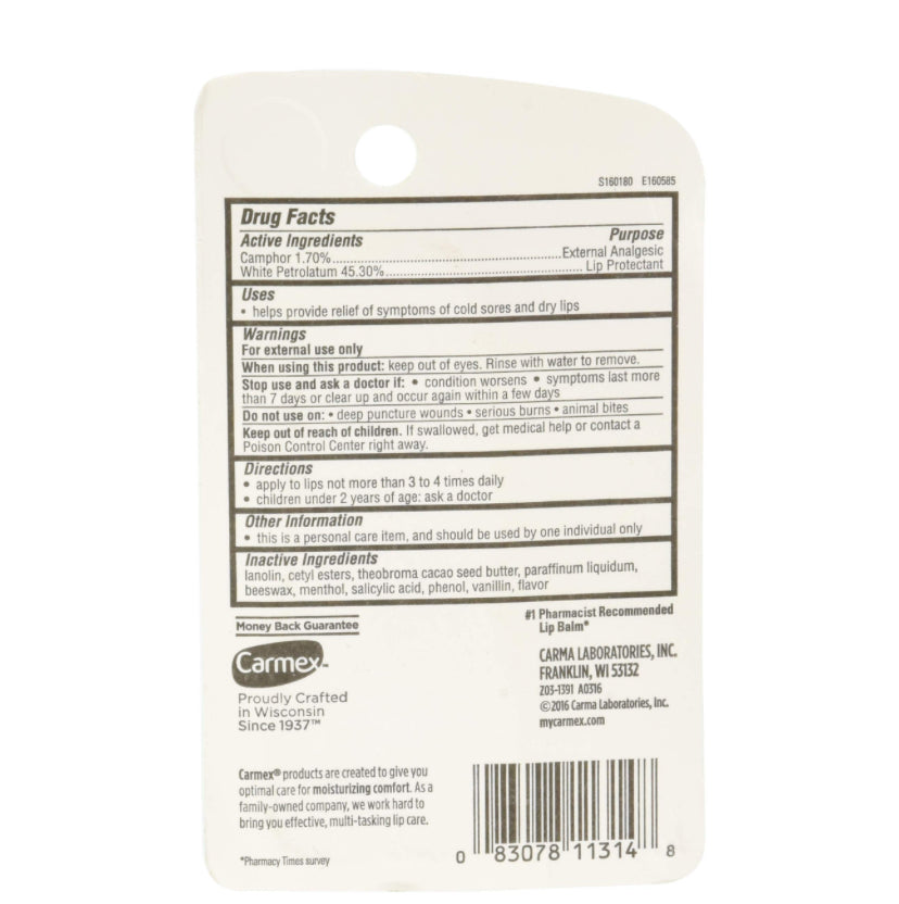 Hidratante de Labios Lips Balm Medicado Carmex