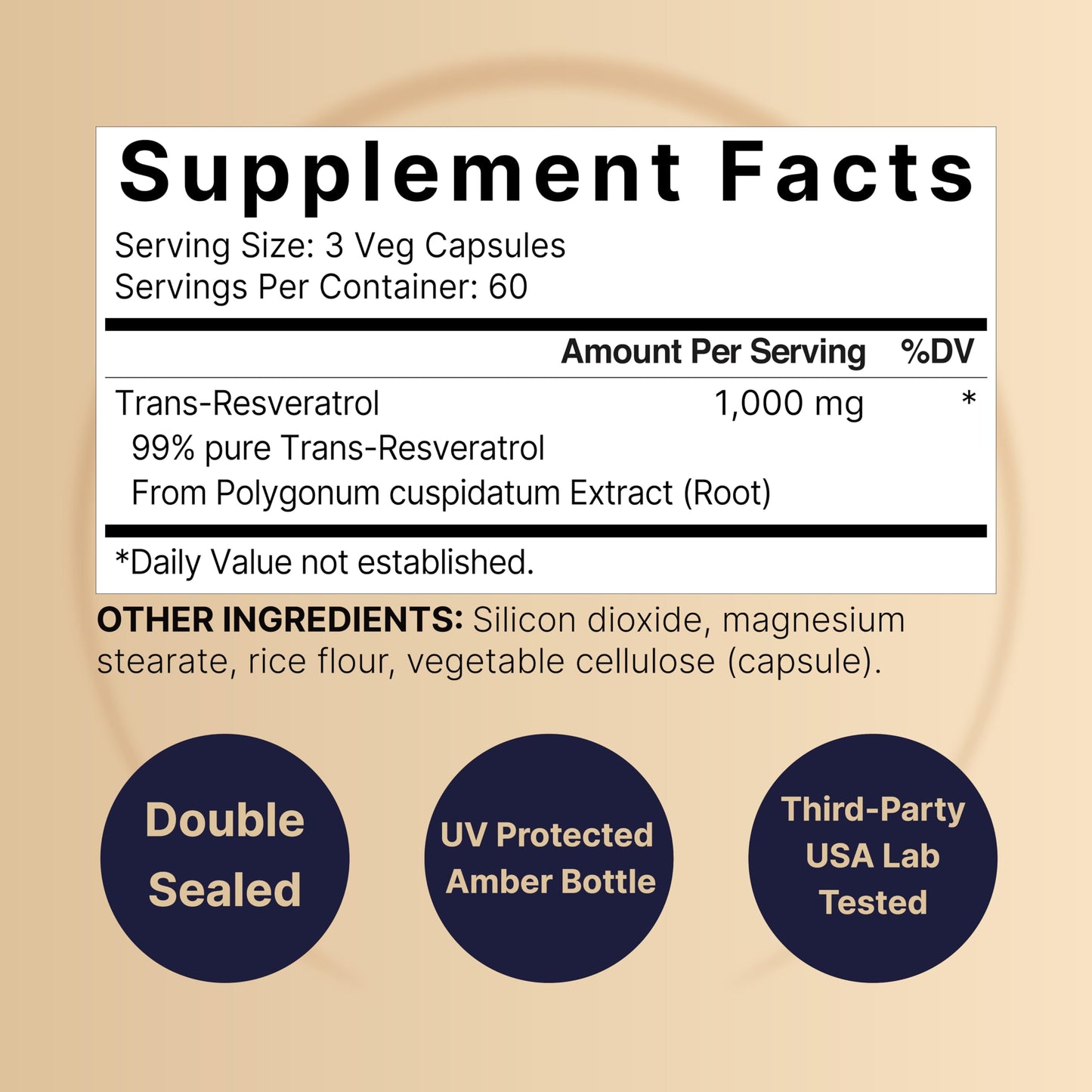 Resveratrol NatureBell 1.000mg (180 cápsulas)