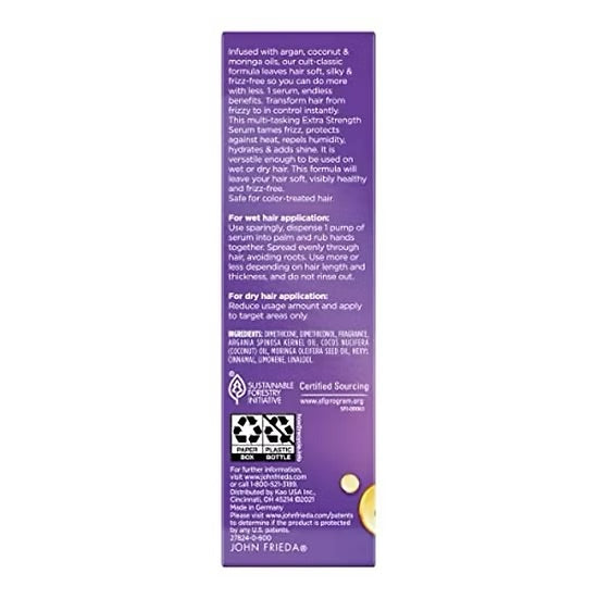 Suero para el Cabello Extra Fuerte John Frieda (50ml)
