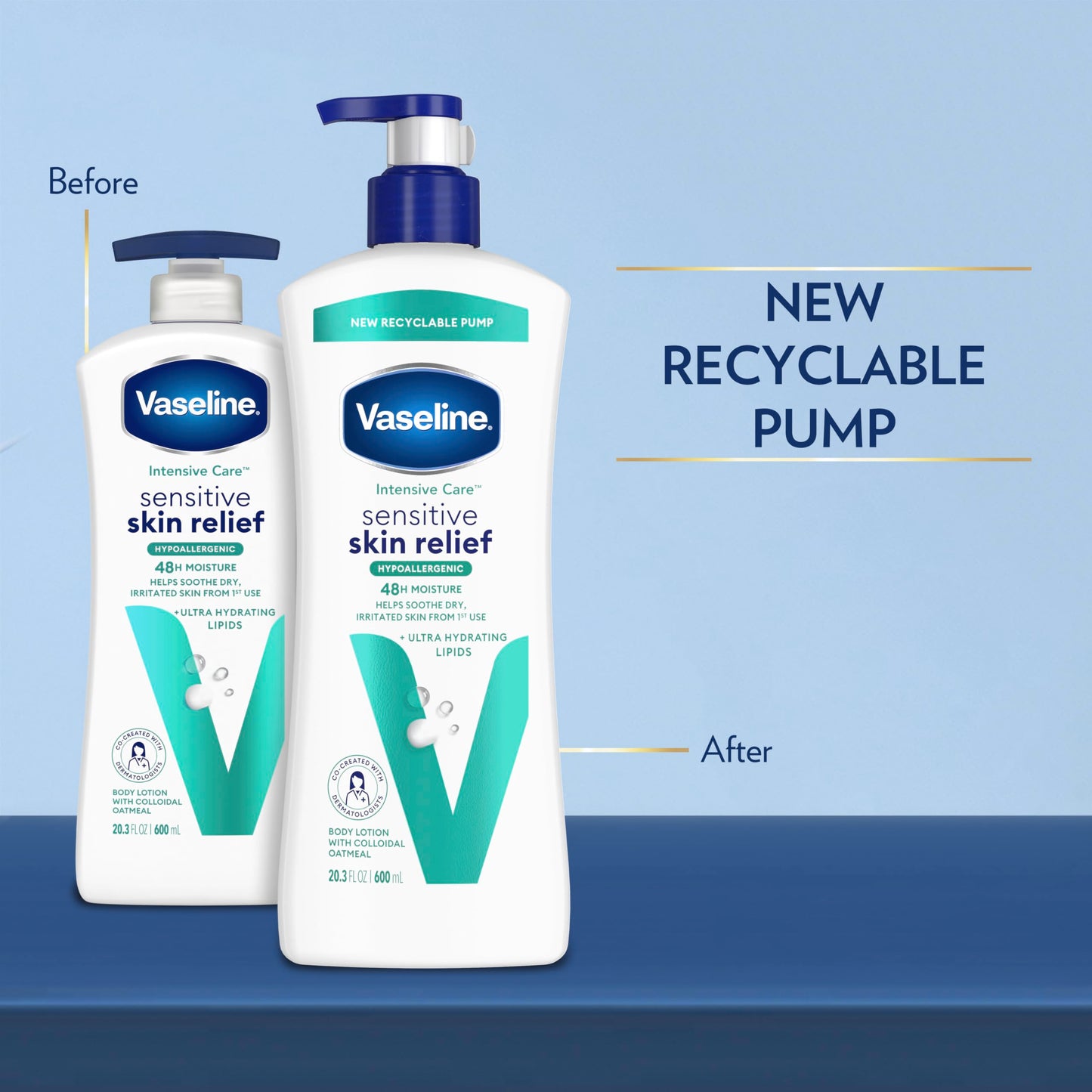Crema Corporal Hidratante de cuidado intensivo Vaseline (600ml)