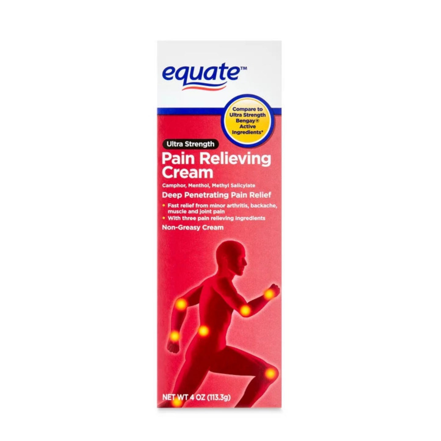 Crema Ultra Strength Pain Relief Equate (4OZ)