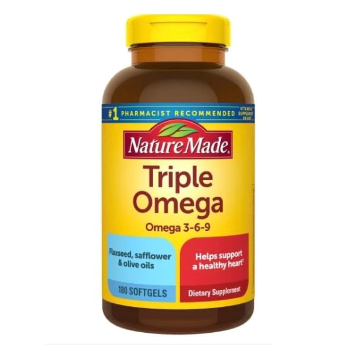 Triple Omega (Omega 3-6 -9) Nature Made (180 cápsulas)