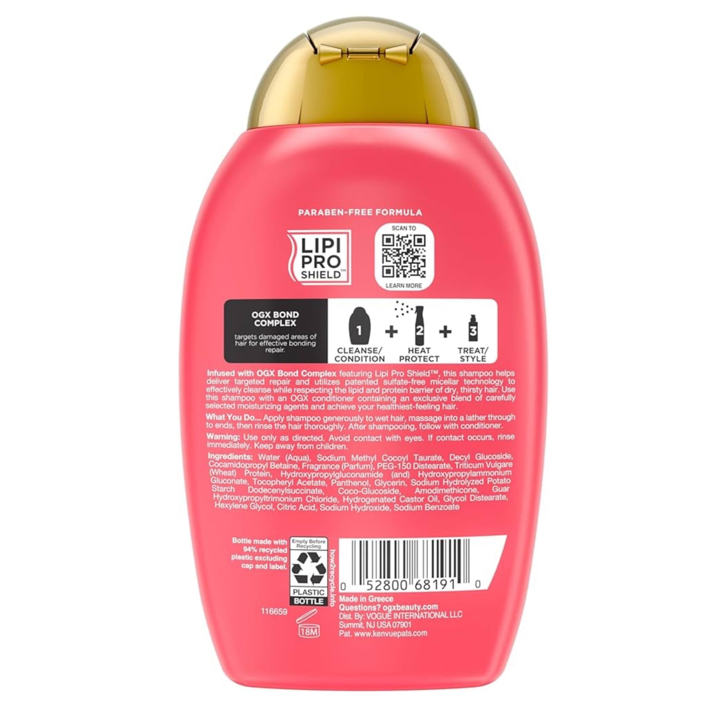 Shampoo Bond Protein Repair (385ml) OGX