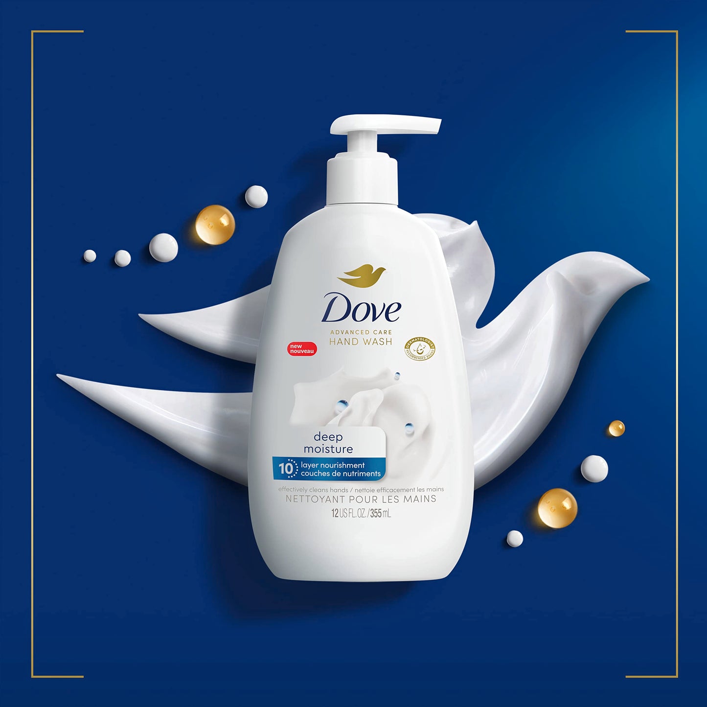 Jabón Líquido para manos Dove Advanced Care (355ml)