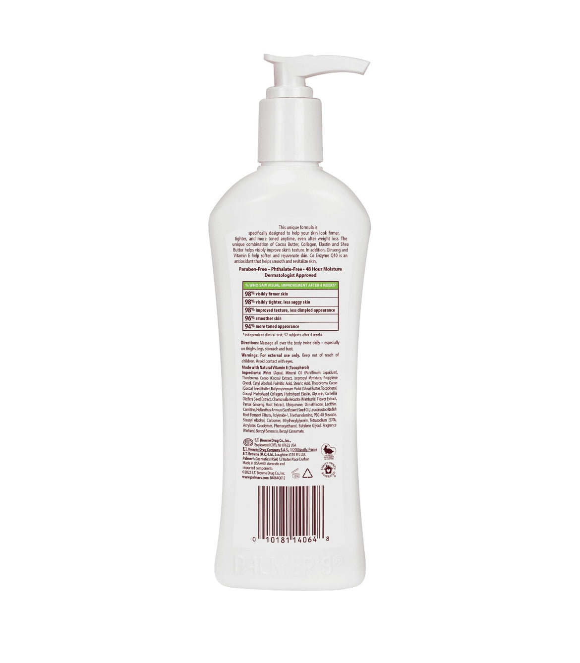 Crema Hidratante Reafirmante con fórmula de Manteca de cacao Palmers (315 ml)