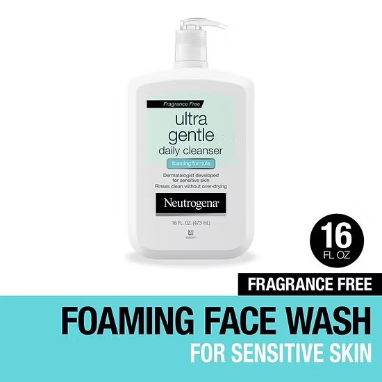 Limpiador Facial Diario Ultra Suave Neutrogena (473ml)