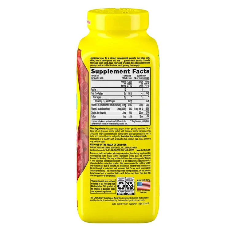 Immune C Multivitaminico Lil Critters (290 gomitas)