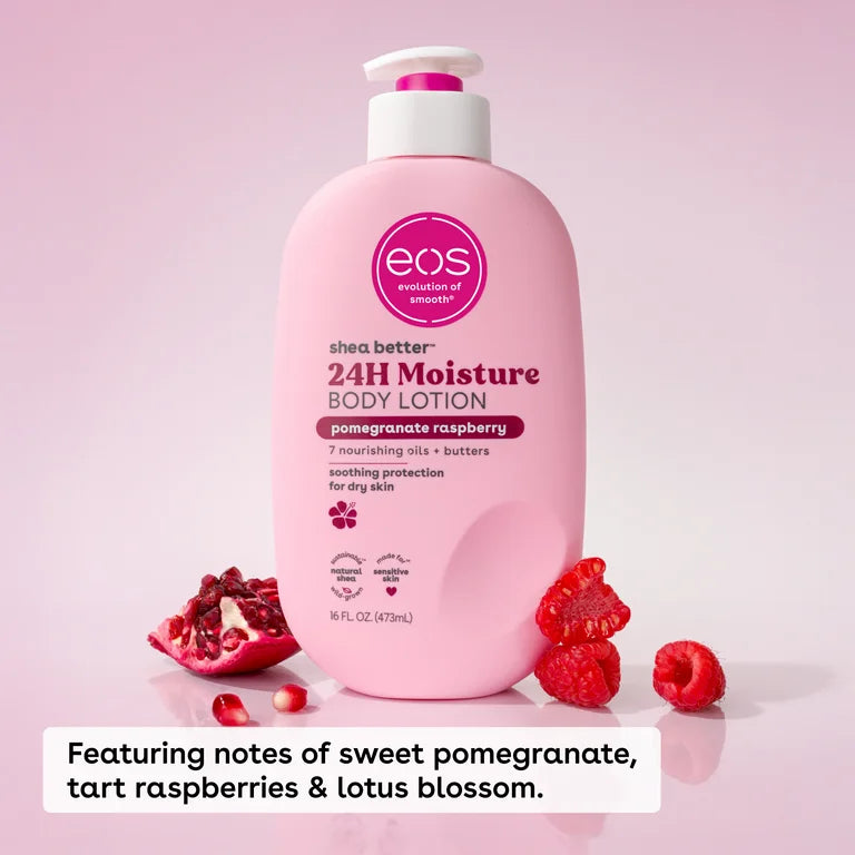 Crema Hidratante Corporal EOS Pomegranate Raspberry (473 ml)