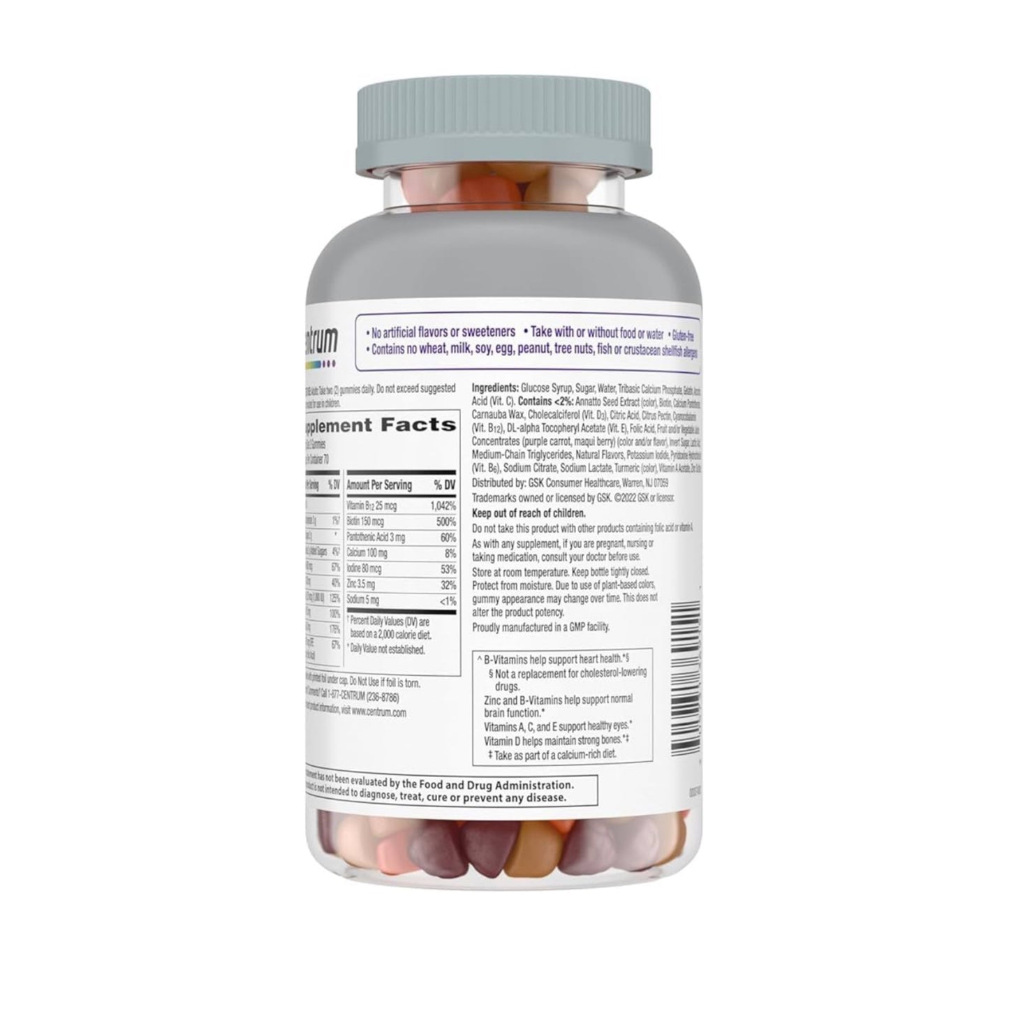 Centrum Silver Mujer 50+ (140 gomitas)