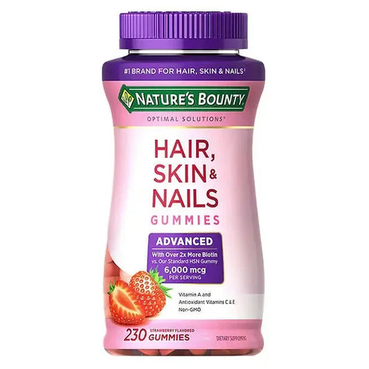 Hair, Skin & Nails Advanced 2X Biotin (230 gomitas)