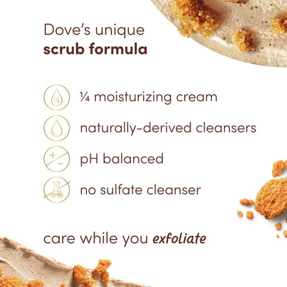 Exfoliante Corporal Dove Brown Sugar & Coconut Butter (425g)