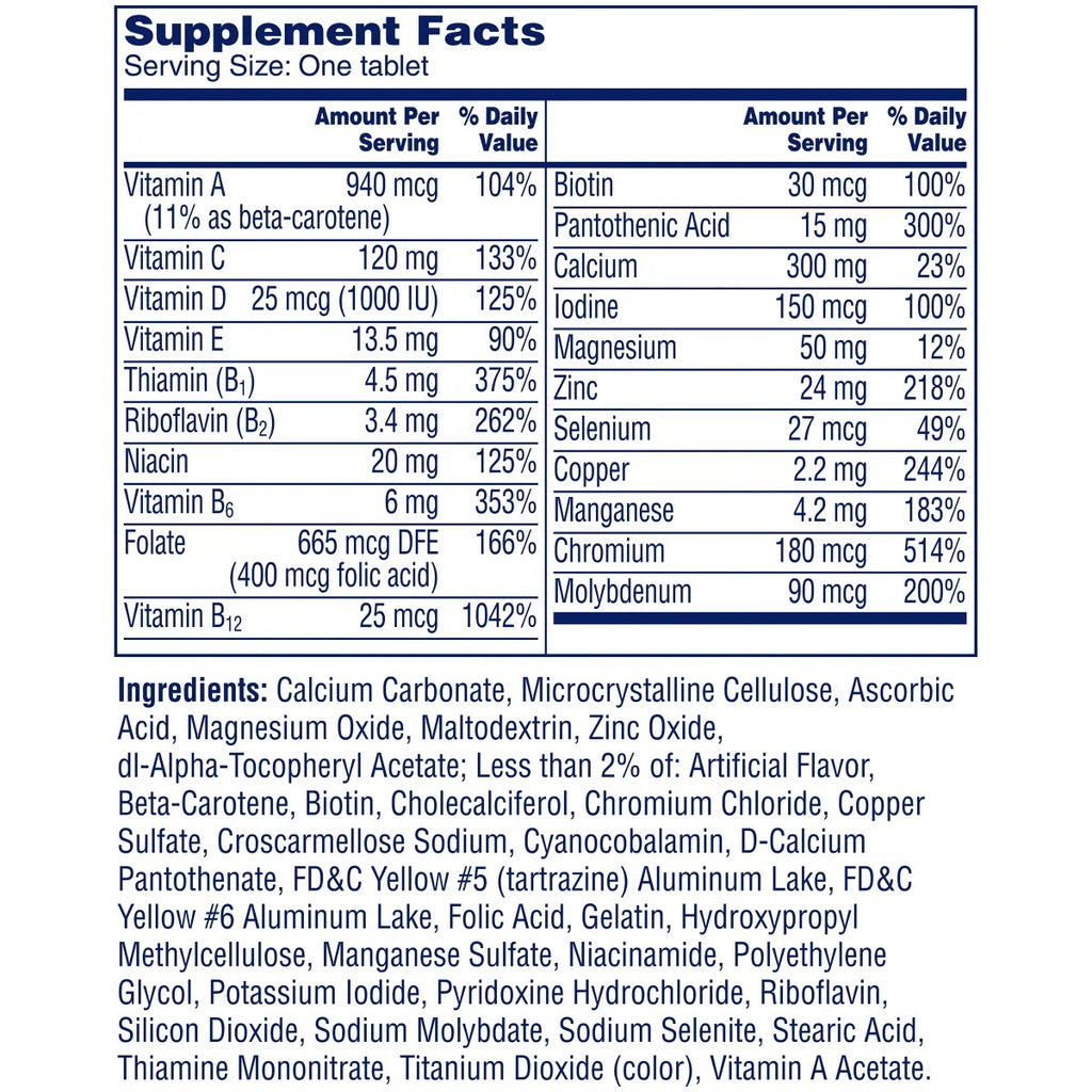 Multivitamínico One A Day Mujeres 50+ (300 Tabletas)