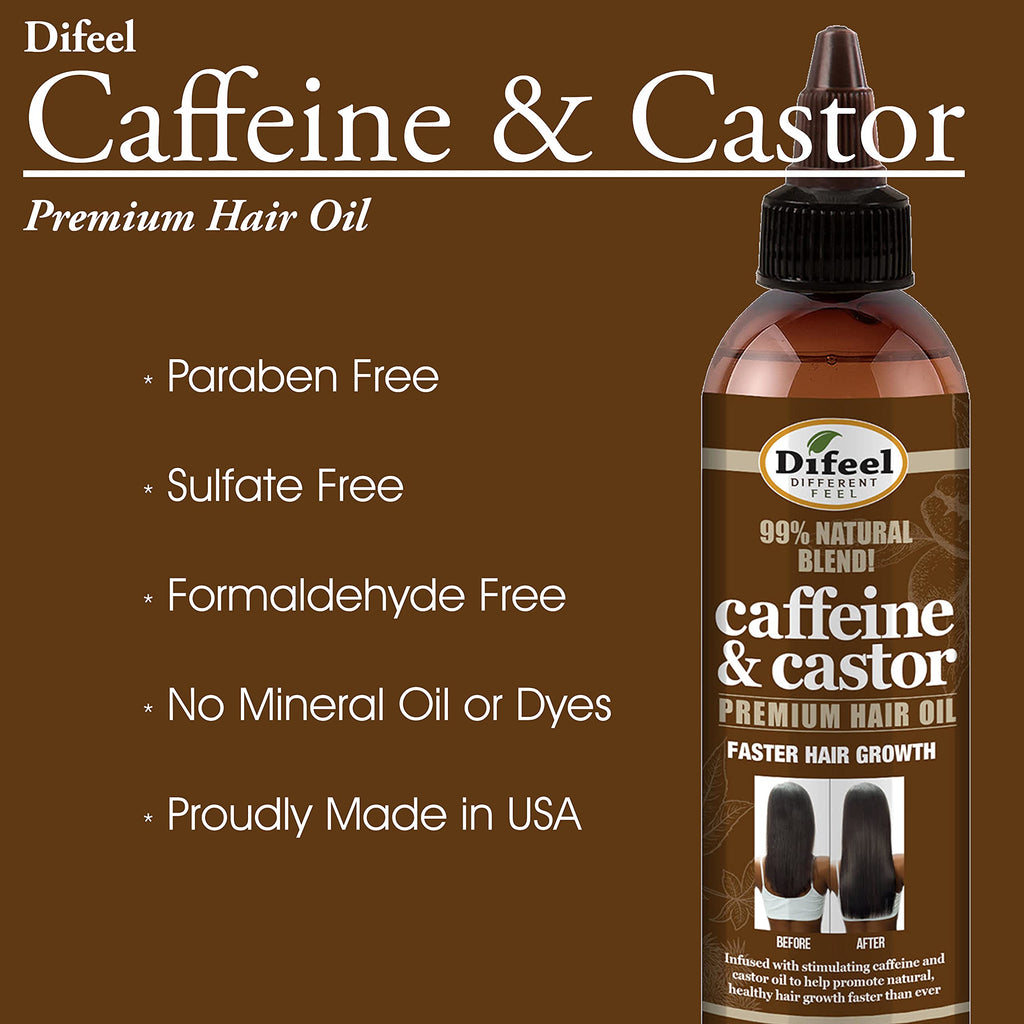 Aceite Capilar Caffeine & Castor Difeel (237ml)