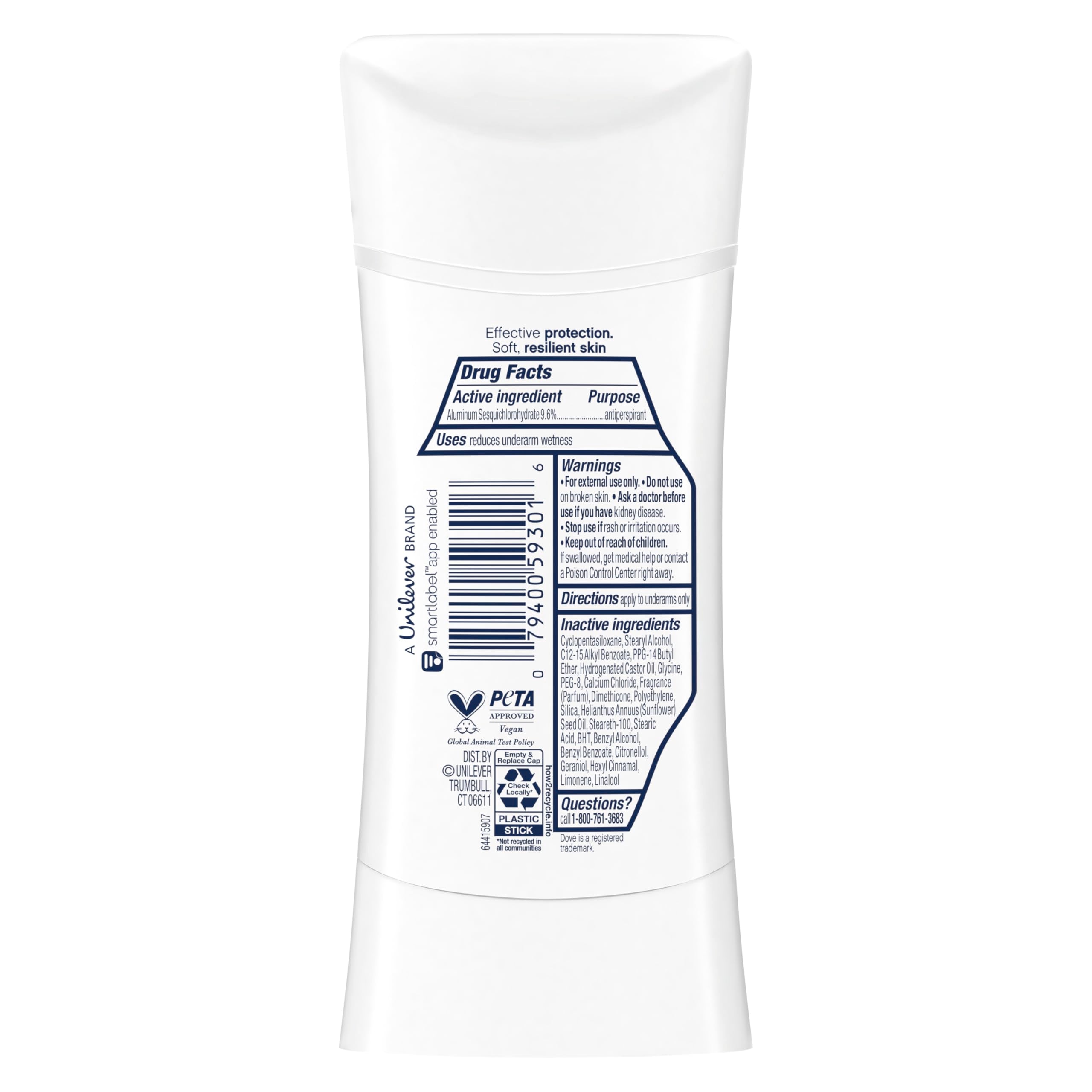 Desodorante Antitranspirante Dove Advanced Care Clear Finish (74g)