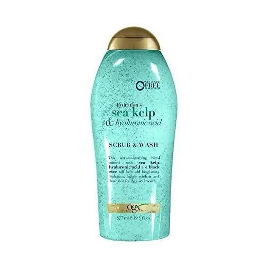 Exfoliante Corporal Algas Marinas y Ácido Hialurónico OGX (577ml)