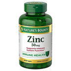Zinc 50mg Nature's Bounty (400 Capletas)