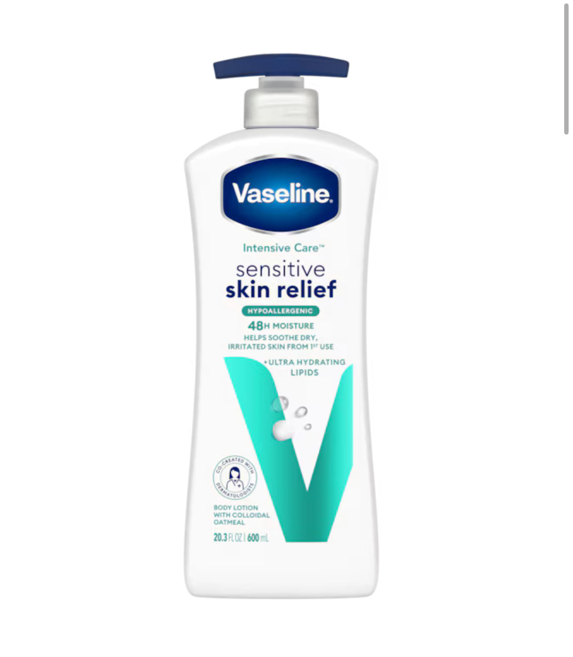 Crema Corporal Hidratante de cuidado intensivo Vaseline (600ml)