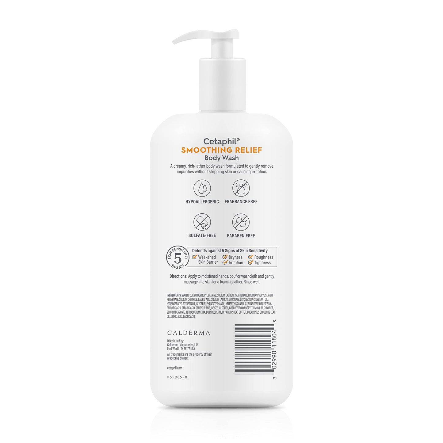Jabón Corporal Exfoliante Cetaphil Smoothing Relief (591ml)