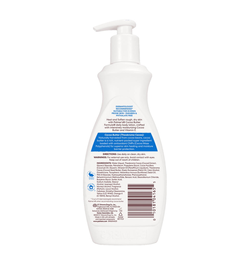 Crema Hidratante Corporal con fórmula de Manteca de cacao Palmers (400 ml)