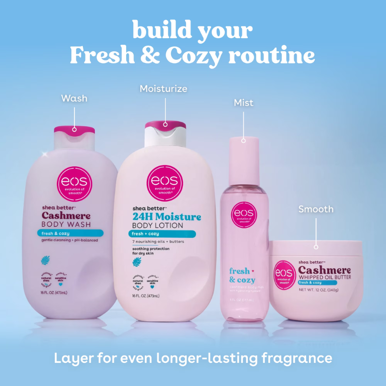 Mantequilla Corporal EOS Fresh & Cozy (340 gramos)