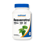 Resveratol Nutricost 700mg (120 cápsulas)