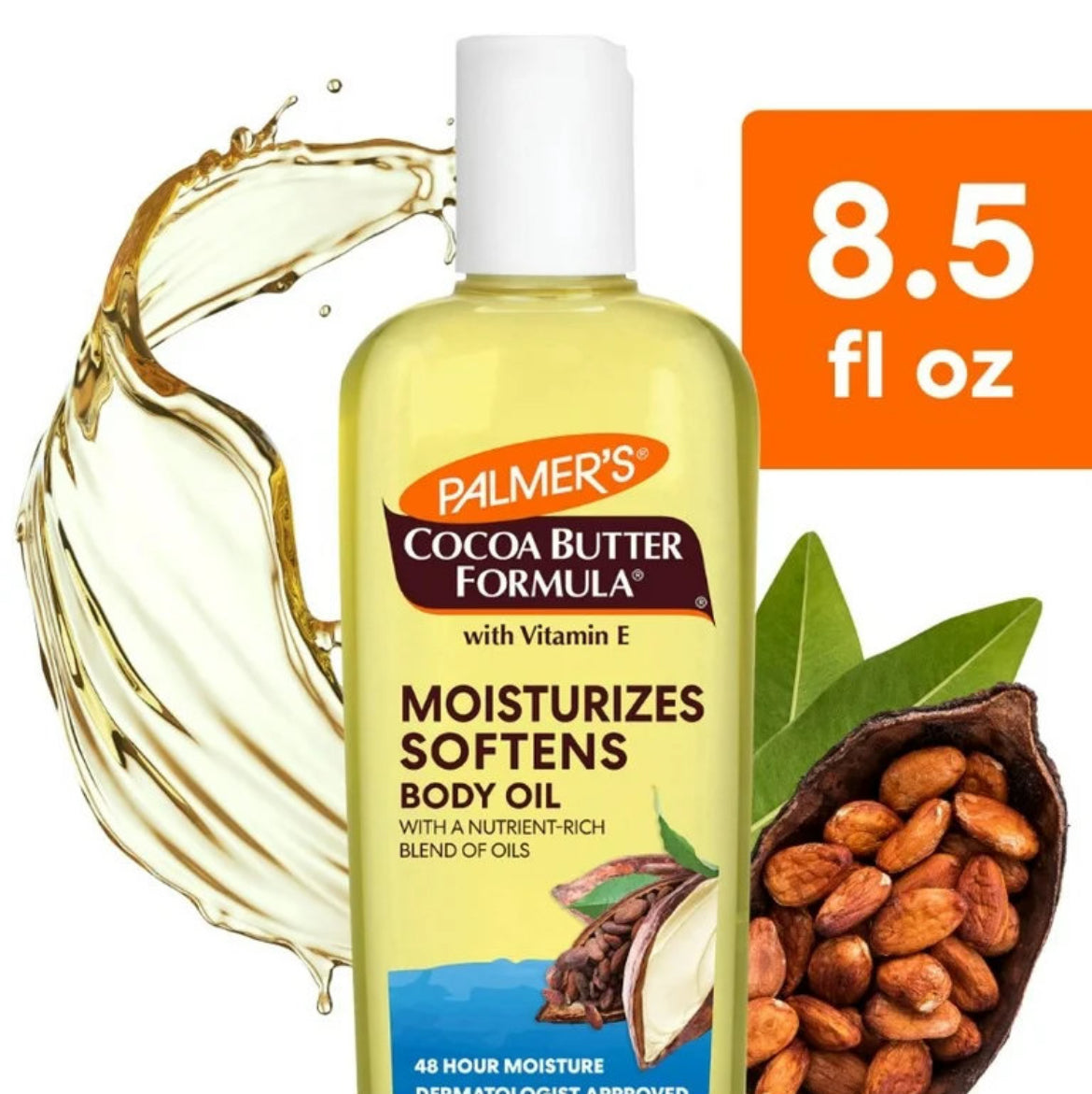 Aceite Corporal Hidratante de Manteca de Cacao con Vitamina E Palmers (250ml)