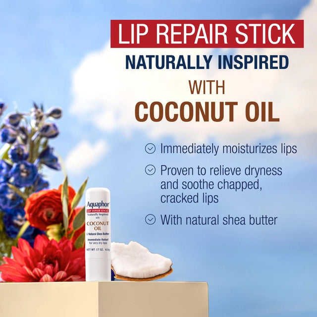 Hidratante de Labios Lip Repair Coconut Oil Aquaphor (2 unidades)