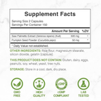 Saw Palmetto + Pumpkin Seed Deal Supplement (300 cápsulas)