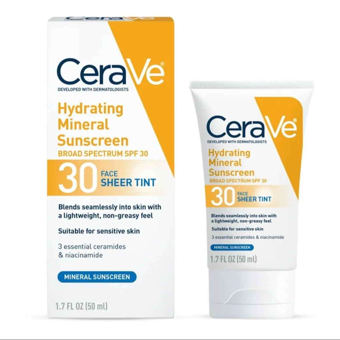 Protector Solar Tintado con SPF 30 CeraVe (50 ml)