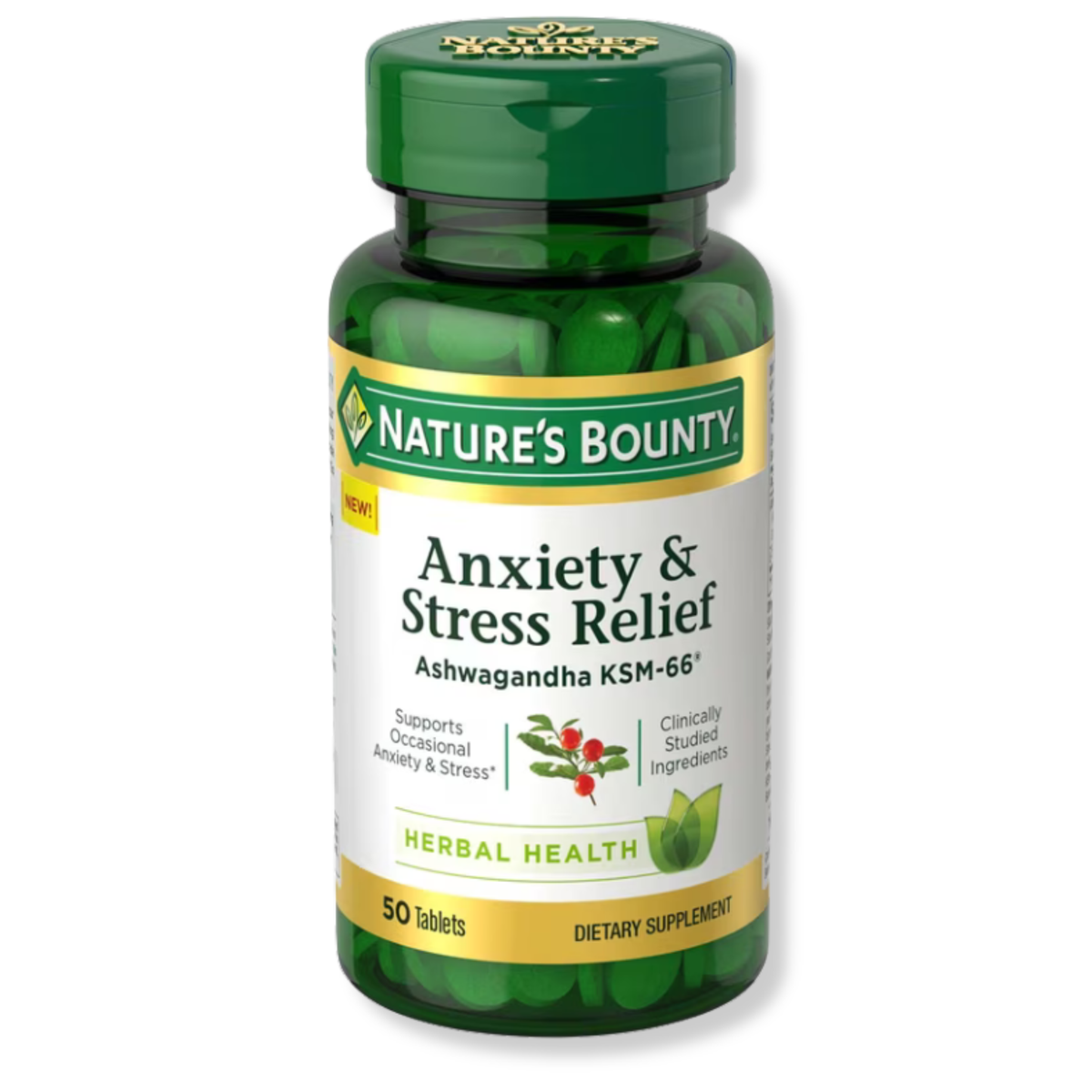 Ashwagandha KSM-66 Nature's Bounty (50 tabletas)