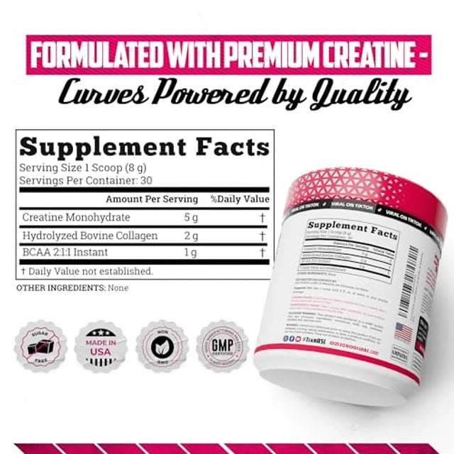 Creatina Monohidratada para Mujer Old School Labs (243 gramos)
