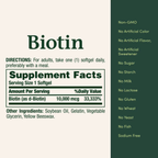Biotina Nature's Bounty 10.000mcg (120 cápsulas)