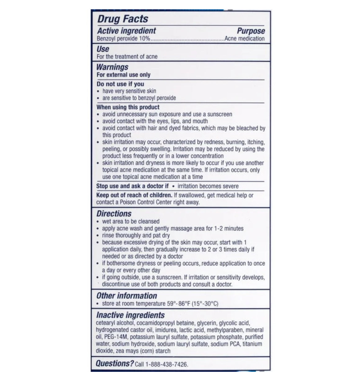 Espuma Limpiadora para el Acné PanOxyl (156g)
