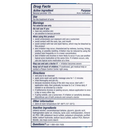 Espuma Limpiadora para el Acné PanOxyl (156g)