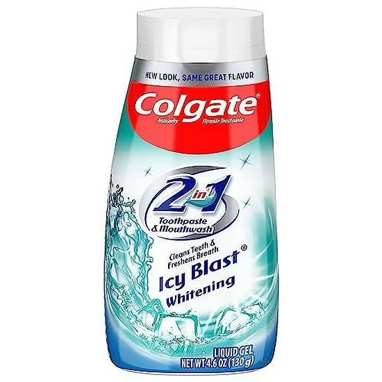 Gel Dental 2 en 1 Icy Blast Colgate (130g)