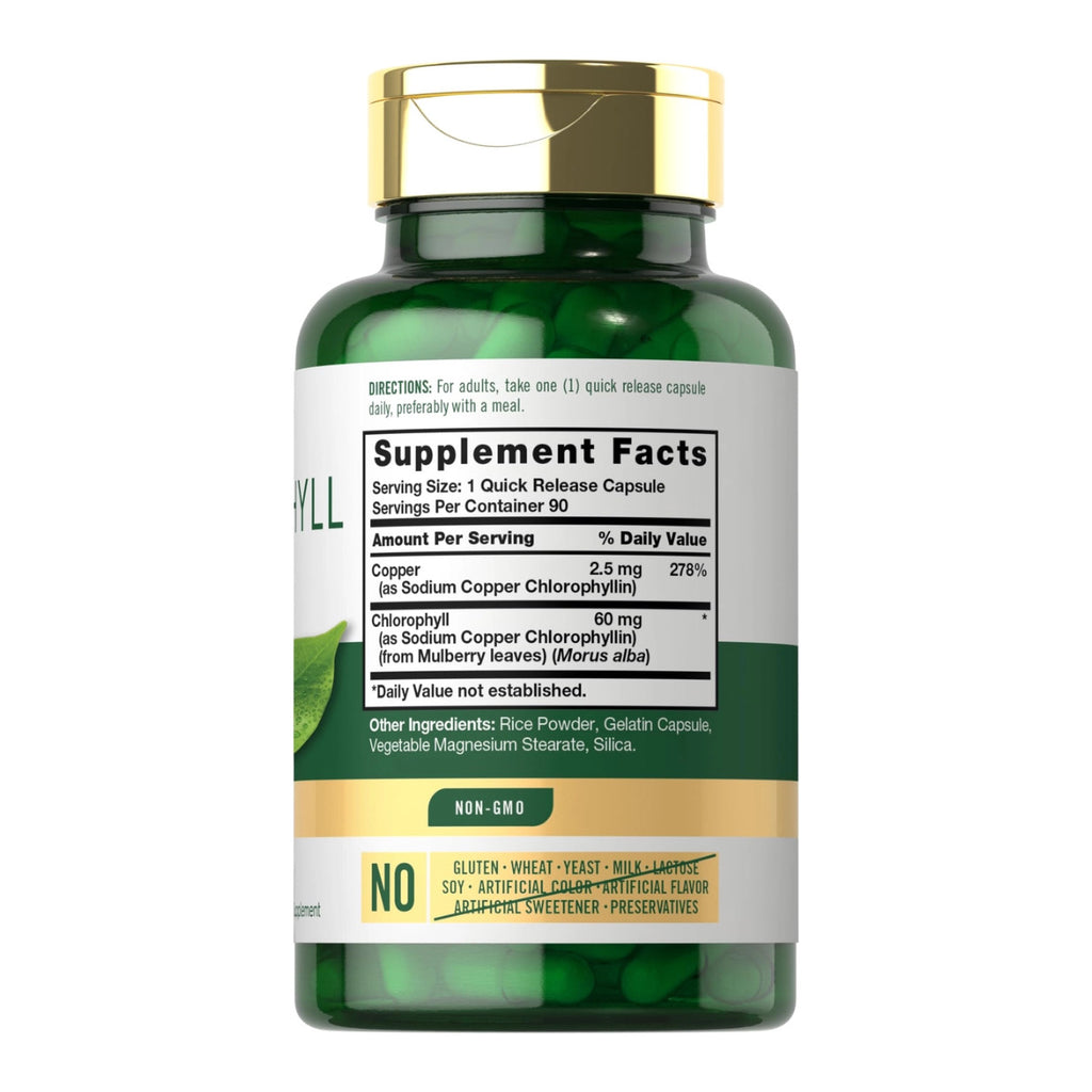 Clorofila Carlyle 60mg (90 cápsulas)