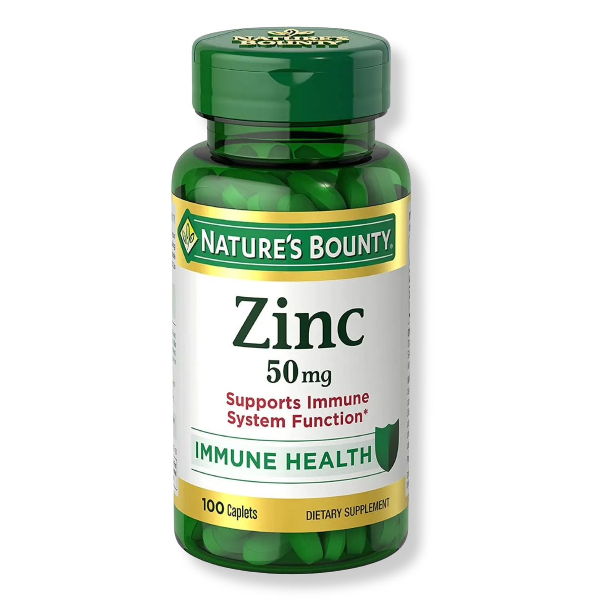 Zinc 50mg Nature's Bounty (100 capletas)