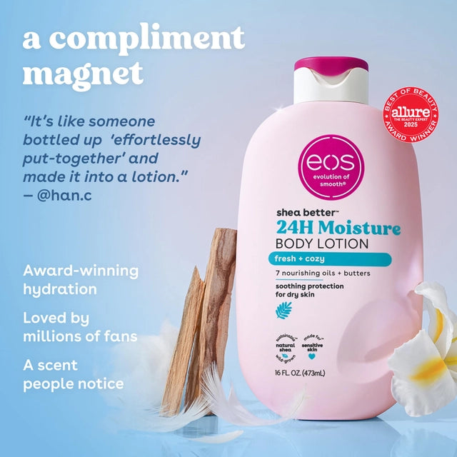 Crema Corporal Hidratante EOS Fresh & Cozy (473ml)