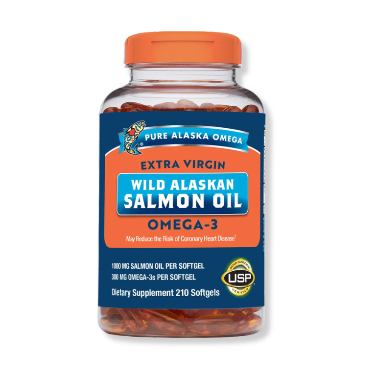 Salmon Oil Pure Alaska Omega 1.000mg (210 cápsulas)