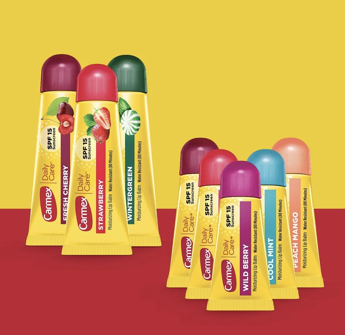 Paquete Variado Carmex (3 Daily Care + 5 Minis)