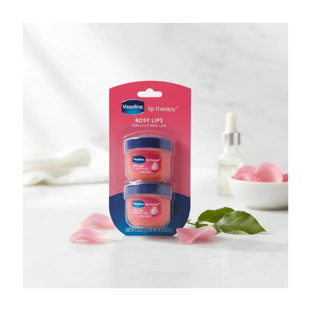 Hidratante de Labios Lip Therapy Rosy Lips Vaseline (2 unidades)