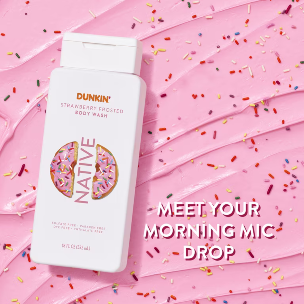 Jabón Corporal Native x Dunkin Donuts Strawberry Frosted (532 ml)