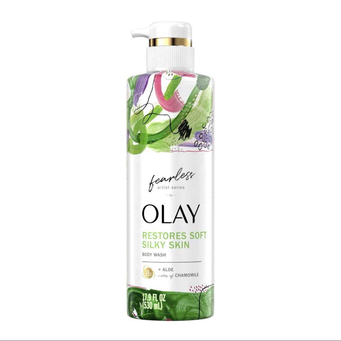 Jabón de baño OLAY Aloe y Manzanilla (530 ml)